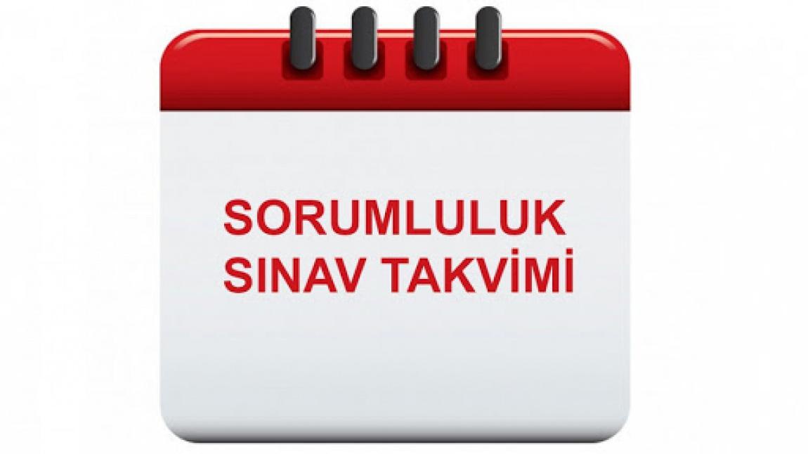 2023-2024 Eğitim Öğretim Yılı Haziran Dönemi Sorumluluk Sınavları Takvimi